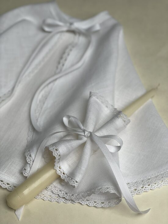 Krikšto skraistės ir aksesuarai