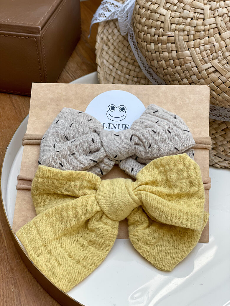 Muslino kaspinėlių rinkinys