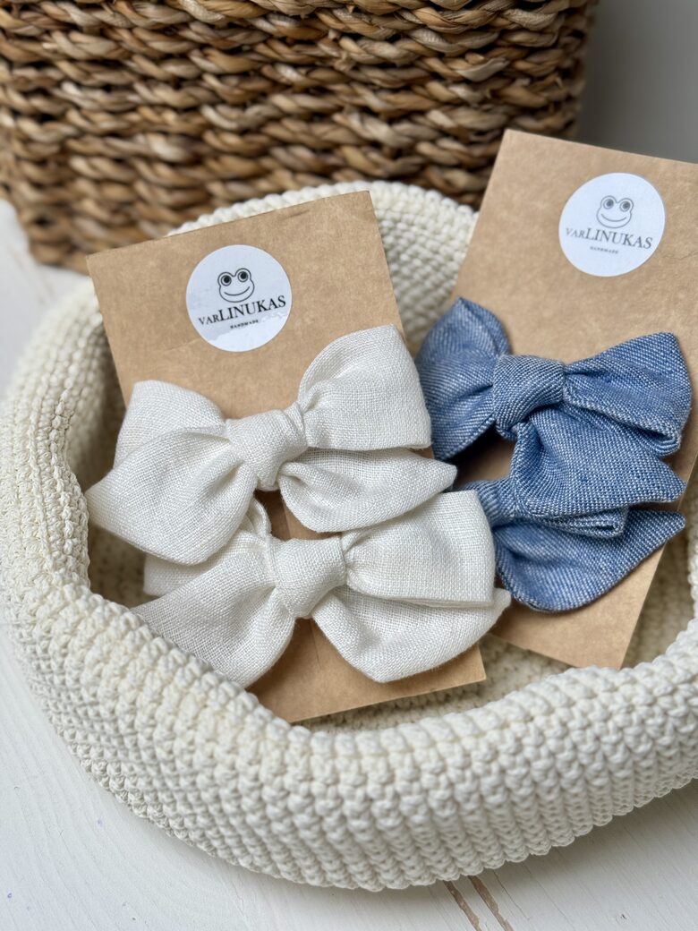 Segtukai (2 vnt.) - pieno balta