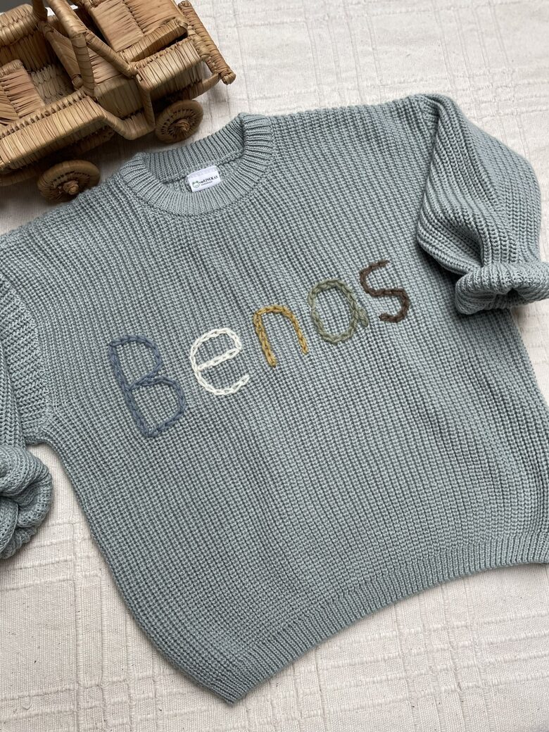 Megztukas su vardu - prigesinta žydra