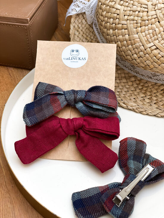 Segtukai (2 vnt.) - raudonas ir languotas