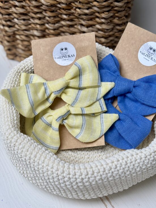 Segtukai (2 vnt.) - gelsva su ruoželiais