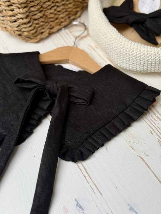 Klasikinė juoda apykaklė