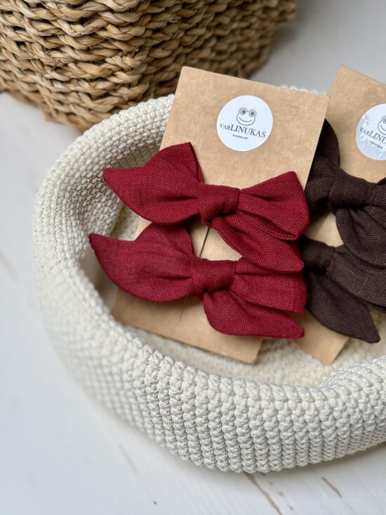 Segtukai (2 vnt.) - bordo 